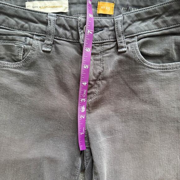 Pilcro and the Letterpress Jeans Womens' Size 25 STET Gray skinny Low Rise 1230 - Picture 10 of 14